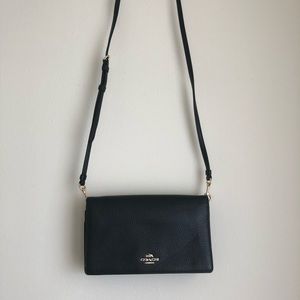 Small coach purse / wallet with straps